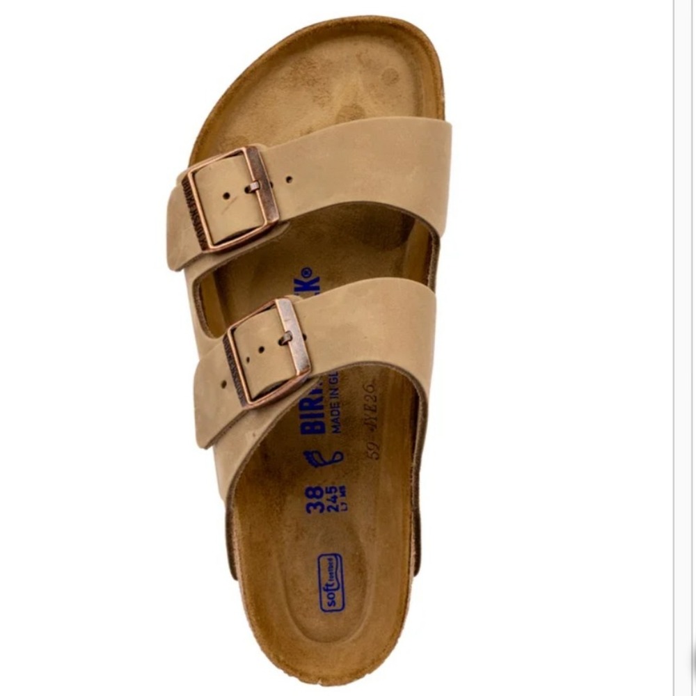 New Birkenstock Arizona Sandals Tabacco Brown Size W10 M8 Unisex - Picture 6 of 7